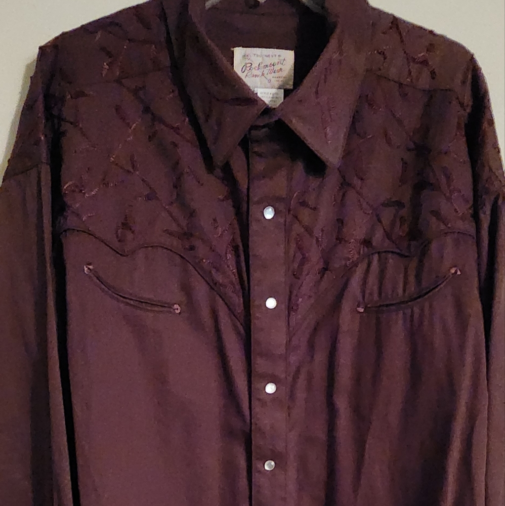 Rockmount embroidered western shirt